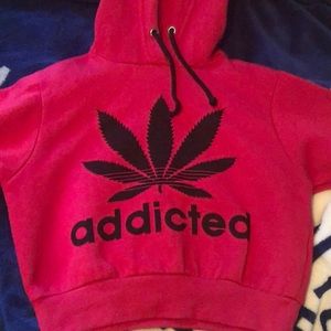 Cropped hoodie